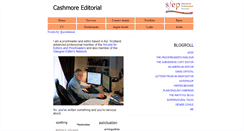 Desktop Screenshot of cashmoreeditorial.com